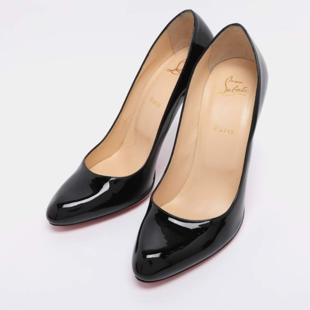 Christian Louboutin Black Patent Leather Heels